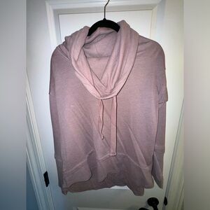 Longsleeve, cowl neck, hi-low long sleeve shirt